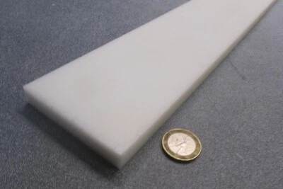 Acetal Bar  1/2" (.500") Thick x 3.00" Wide x 48" Long White - Image 1 of 4