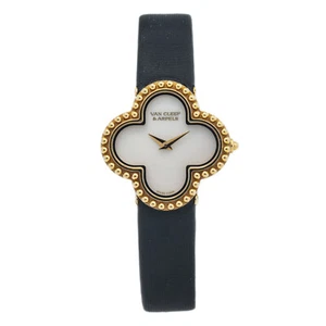 Van Cleef & Arpels Alhambra VCARD22000 18k Yellow Watch 26mm 2018 Box & Papers - Picture 1 of 6