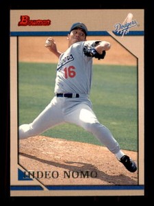 1996 Baseball Bowman Hideo Nomo Los Angeles Dodgers #5