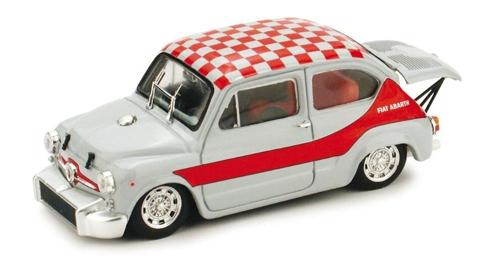 Brumm FIAT ABARTH 1000 BERLINA CORSA GR.5 UFFICIALE 1968 LIVREA ROSSA 1:43 - Immagine 1 di 1