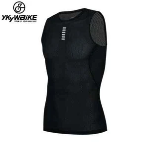Capa Base Sin Mangas Secado Rápido Ciclismo Camiseta MTB Bicicleta Chalecos Compresión - Imagen 1 de 34