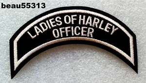 ⭐HARLEY OWNERS GROUP HOG "LADIES OF HARLEY" CHAPTER OFFICERS HERITAGE TAN PATCH - Picture 1 of 1