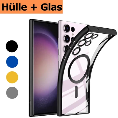 Hülle Samsung Galaxy S25 S24 S23 Plus Ultra Magsafe Schutzhülle Magnetisch Case
