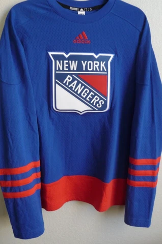 Men's New York Rangers Hockey Crewneck Pullover Sweater XL NWT Cover