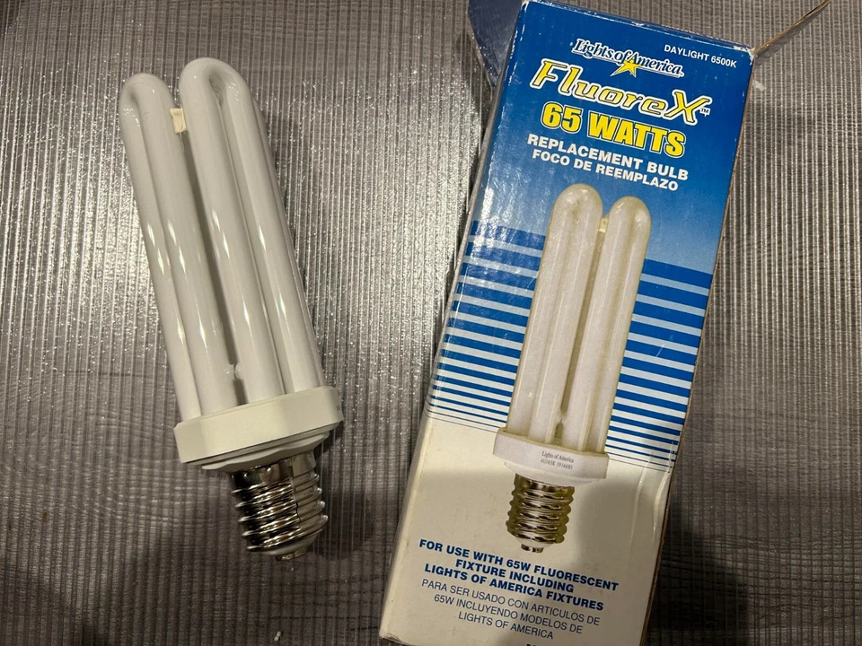 Lights of America Fluorex 65 Watt Replacement Light Bulb 9166B 6500K #01E71PR6 - Image 1 of 1
