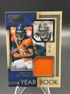 2022 Panini Playbook Jerry Jeudy Year Book Patch /99 YS-30 Denver Broncos - Picture 1 of 2