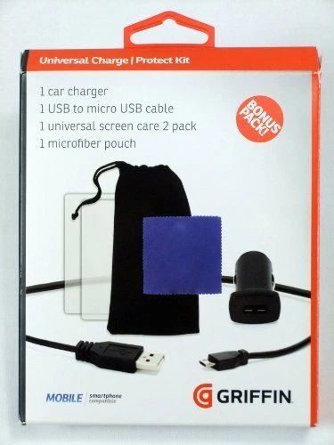 Griffin USB KIT Universal Micro Charger Screen Protector Microfiber - Image 1 of 1
