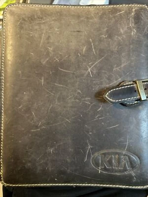 Tablet E-Reader Holder Organizer Brown Distressed Leather Canyon Outback  KIA - Image 1 of 4