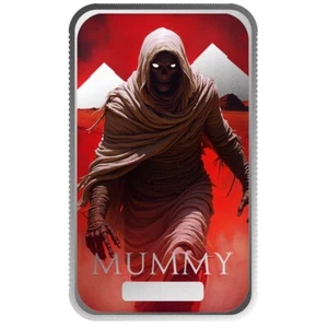 2024 - Monster Collection MUMMY Limited Edition 1oz 999 Silver Color Bar INSTOCK - Picture 1 of 3