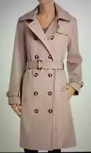 Michael Kors 3X KHAKI DOUBLE BREASTED TRENCH COAT NEVER WORN Missing Hood - Picture 1 of 6