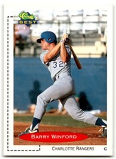 1991 Classic Best Charlotte Rangers Barry Winford Rookie Charlotte Rangers #25