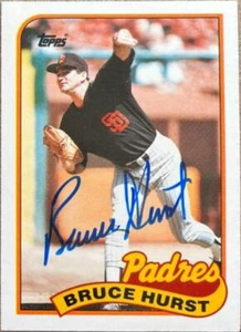 Bruce Hurst Autographed 1989 Topps Traded #55T - Picture 1 of 1