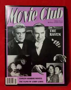 Movie Club 6 Spring 1995 Magazine The Raven Jerry Lewis - Imagen 1 de 5