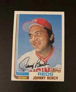 Johnny Bench 1982 Topps #400 - Foto 1 di 2