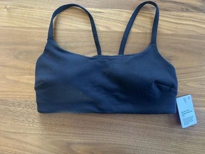 Lululemon | Women's Black Wunder Train Strappy Racer Bra C/D (Size 4) - Image 1 of 3