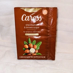 Jabón en barra CARESS MANTECA DE KARITÉ Y AZÚCAR MORENA 8pk Barras de 3,75oz - Imagen 1 de 2