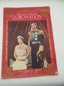 Vtg Prince George VI Albert Coronation Souvenir and Guide British Royalty 1937 - Picture 1 of 15