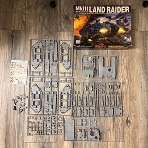 Warhammer 40k Classic Space Marine MkIII Land Raider with Original Box - READ!! - Picture 1 of 11