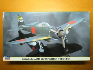 Hasegawa 1/48 Mitsubishi A6M8 ZERO FIGHTER TYPE 54/56 (SP247) - Picture 1 of 10