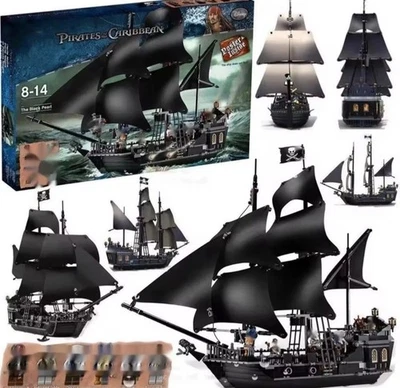 Черный жемчуг 4184 вдохновленный пиратов корабль строительный блок комплект - новый запечатанный - Изображение 1 из 3