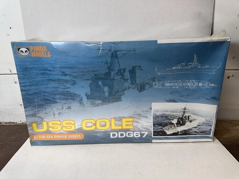 Panda USS Cole DDG67 Ship 1:350 Sea Power Series 1/350 Modelo Kit NUEVO SELLADO Foto 1 de 4