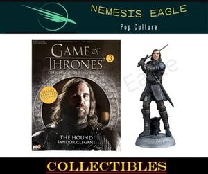 EAGLEMOSS EL SABUESO JUEGO DE TRONOS COLECCIONISTAS MODELO EDICIÓN #3 NUEVO CON REVISTA - Imagen 1 de 5