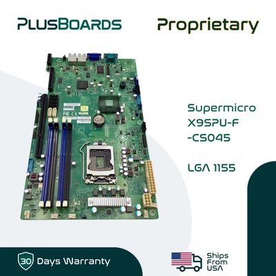 Supermicro X9SPU-F-CS045 LGA 1155 Proprietary Server Motherboard for E3-1200 v2 - Image 1 of 4