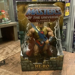 Mattel Masters of the Universe Classics He-Ro Action Figure MOTU Retro New - Picture 1 of 4