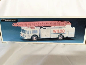 Vintage 1990 Wilco Toy Fire Truck Bank w / Lights Sirens New in Original Box - Picture 1 of 4