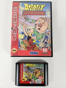 Asterix and the Great Rescue Sega Genesis 1994 Tested Working w/Case No Manual - Picture 1 of 9