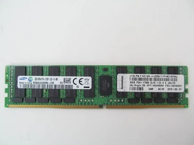 IBM 46W0800 32GB PC4-17000 DDR4 2133MHZ LRDIMM zj - Image 1 of 4
