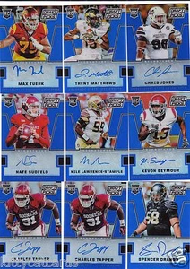 Prizm Draft Picks 2016 refractor azul automático Spencer Drango #252 Baylor - Imagen 1 de 2