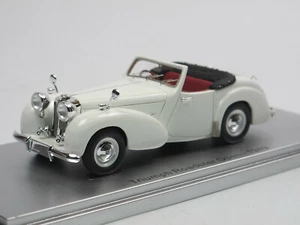 Kess KE43057002 1949 Triumph Roadster TR 2000 offen weiß 1:43 Limited Edition - Picture 1 of 6