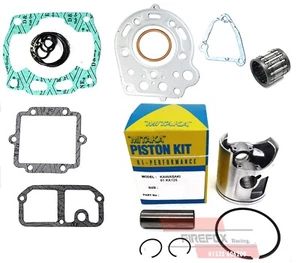 Kawasaki KX125 KX 1991 56mm Bore Mitaka Top End Rebuild Kit Inc Piston & Gaskets - Picture 1 of 5