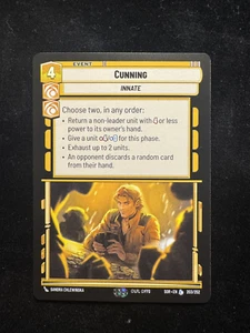 2024 Star Wars Unlimited, CUNNING , SOR #203 , Mint Condition! - Picture 1 of 5