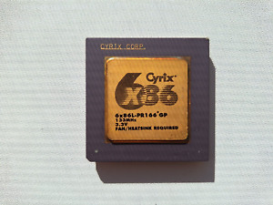Cyrix 6x86L-PR166+ GP 133MHz 6x86 vintage CPU GOLD