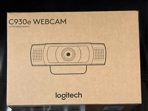 New - Logitech C930e Webcam - Ultra Wide Angle, 1080p 30FPS, USB-A - Photo 1/3
