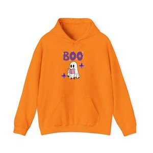 Halloween Hoodie, Spooky Sweatshirt, Witchy Pullover, Trick or Treat Clothing - Picture 1 of 5