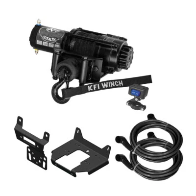 Kit combinado de cabrestante KFI Assualt 2500 lb (M2) para Polaris 1000 RZR XP 4 2014-2019 Foto 1 de 4