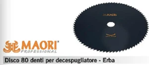 LAMA DISCO PROFESSIONALE DECESPUGLIATORE UNIVERSALE 80 DENTI ACCIAIO MAORI - Foto 1 di 1