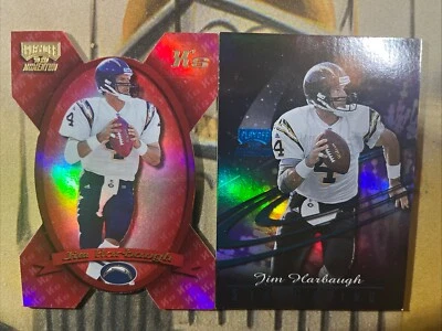 1999 Playoff Momentum Xs & Os - Jim Harbaugh #d To 300 & Sg78 Stargazing  - Image 1 of 4