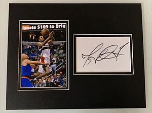 NBA SUPERSTAR TREVOR ARIZA Signed Autographed Matted Photo w/cut 11"x14" - Picture 1 of 2