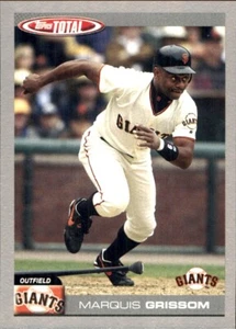 2004 Topps Total SILVER #281 Marquis Grissom SAN FRANCISCO GIANTS - Picture 1 of 2