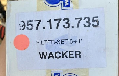 Wacker Air Filter Set 0204330 957.173.735 Sealed Box - Image 1 of 3