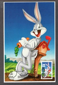US 1997 First Day of Issue Bugs Bunny Card With Cancelled Stamp SC# UX281 - Picture 1 of 1