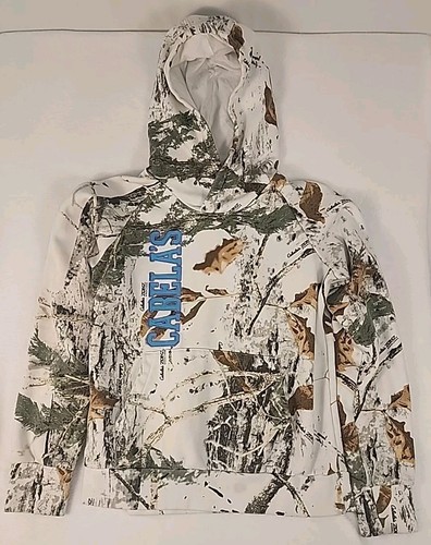 VETEMENTS Felpa con cappuccio Cabela's gioventù XL Zonz boschi ricamata caccia mimetica