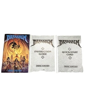 PC Drakkhen Infogrames Quick Start Card Instruction Guide & Booklet Only Z1 - Bild 1 von 8