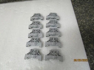 Qty (10) Entrelec BAM 2 End Stop Terminal Blocks - Picture 1 of 4