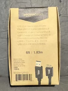 USB 3.0 A-Male to Micro B USB Cable with Gold-plated connectors - Picture 1 of 4