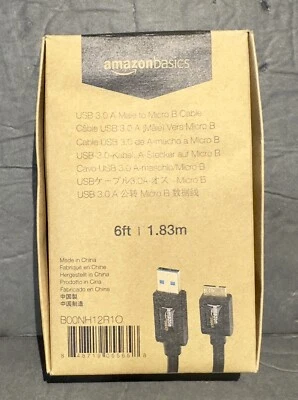 USB 3.0 A-Male to Micro B USB Cable with Gold-plated connectors - Image 1 of 4